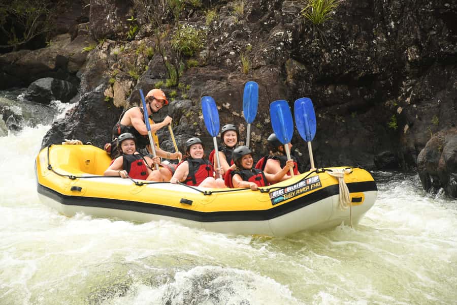Full Day White Water Rafting From Cairns or Mission Beach - Your full-day flow, from safety gear to pub dinner