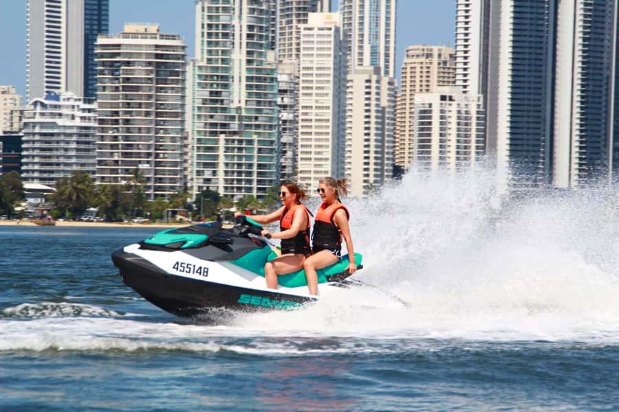 Gold Coast: 1-Hour Jet Ski Ride -No slow zones + Free Photos - The coastline hits different from the water