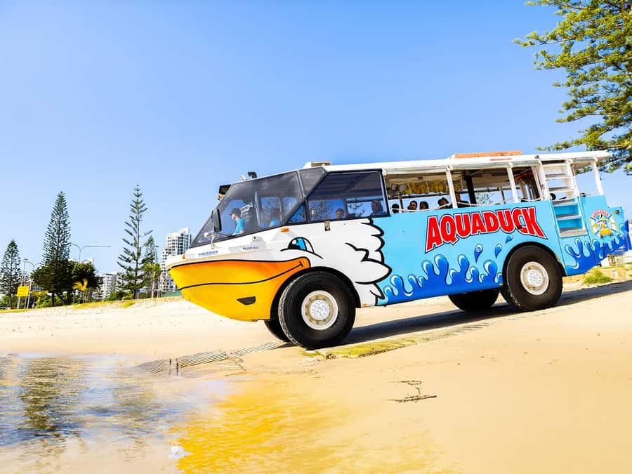 Gold Coast: 1-Hour Land and Water Duck Tour - Surfers Paradise to the Broadwater, how the Aquaduck tour really plays out
