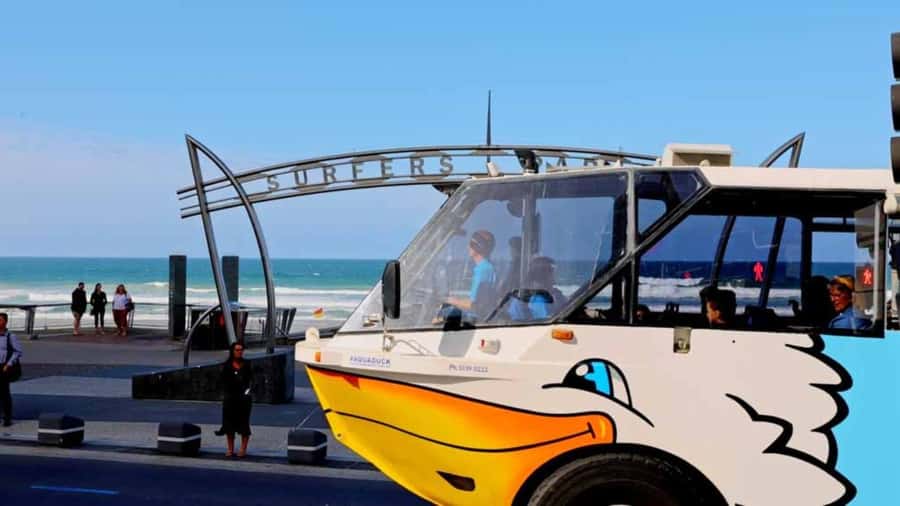 Gold Coast: 1-Hour Land and Water Duck Tour - The land portion: Surfers Paradise sights before the splash down