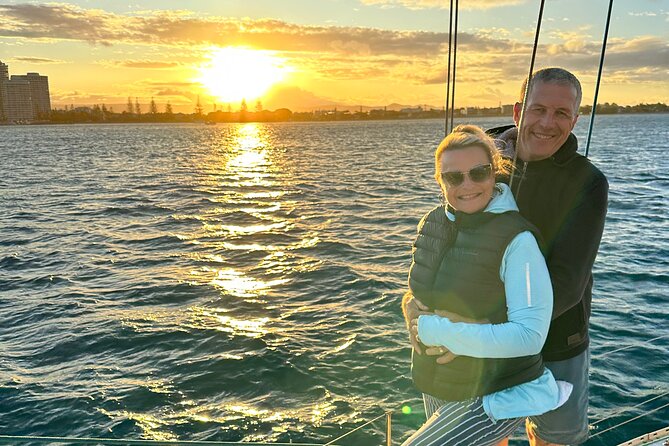 Gold Coast 2 Hr Sunset Private Sailing Charter with Drinks & Food - The onboard vibe for birthdays, proposals, and family trips