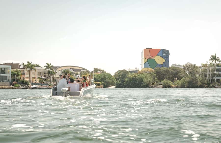 Gold Coast: Electric Picnic Boat Rental From Isle of Capri - The Danish-designed PET-bottle boat and what eco means here