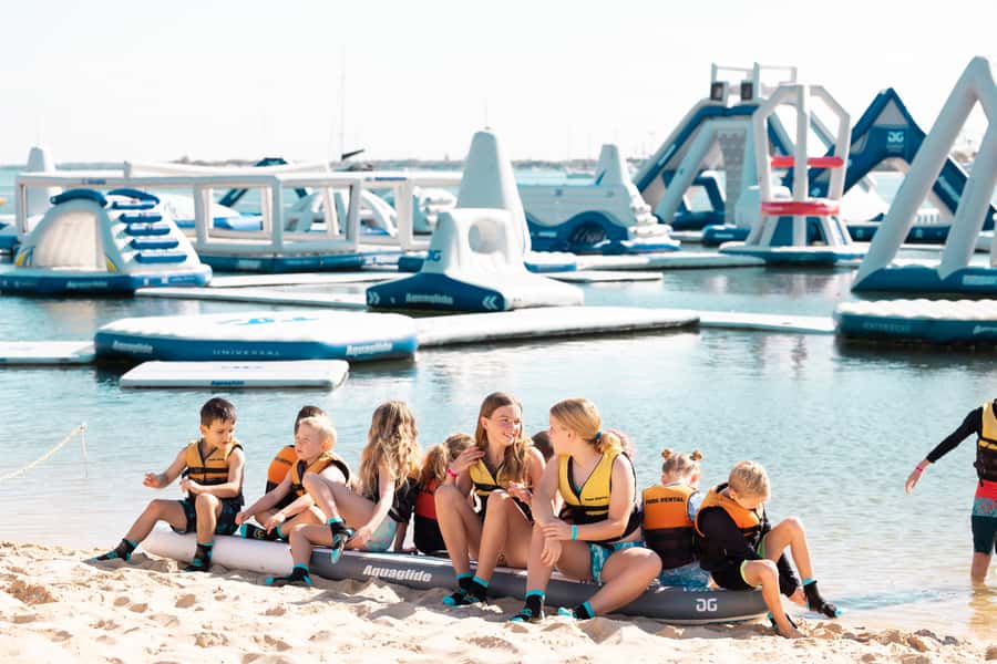 Gold Coast: GC Aqua Park Session in Broadwater Parklands - GC Aqua Park in Broadwater Parklands: what this place is