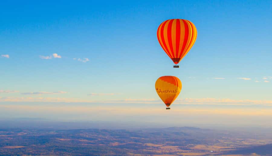 Gold Coast: Hot Air Balloon Flight, Sparkling Wine & Photos - Gold Coast Hinterland Ballooning, With a Premium Touch