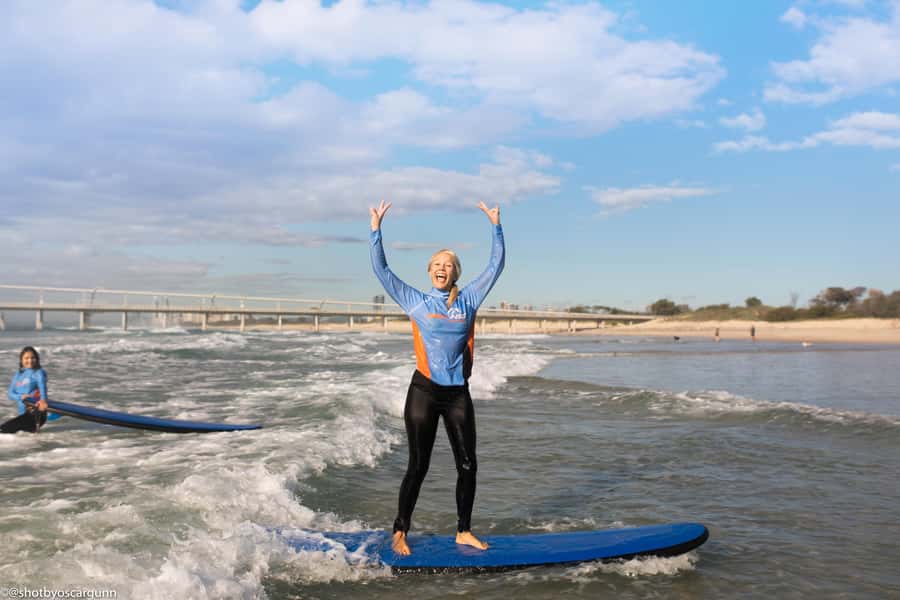 Gold Coast's Favourite Learn to Surf Lesson (Ages 13+) - The standout value: 5-to-1 coaching that keeps you safer