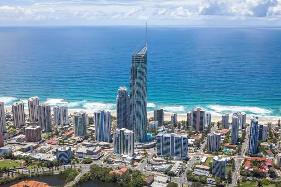 Gold Coast: SkyPoint Observation Deck Ticket - What you can see from 230 metres, coast, city, and hinterland