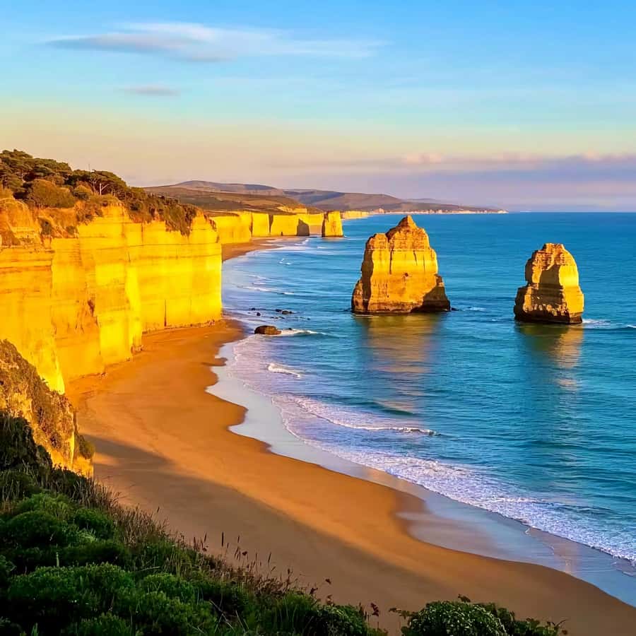 Great Ocean Road 12 Apostles London Bridge Koala Kangaroo - Apollo Bay lunch break: real options, real downtime