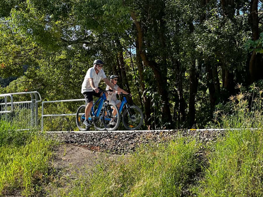 Guided Evening Glow Worm Experience - Byron Bay - Comfort details that really matter on night rides