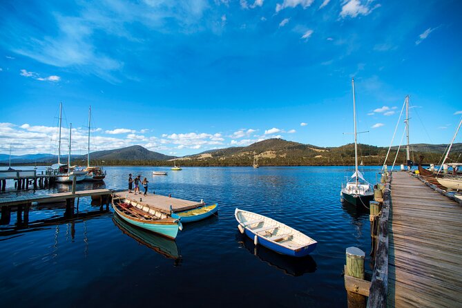 Hastings Caves, Tahune Airwalk and the Huon Tasting Trail - Swinging bridges and calm riverbank time at Tahune