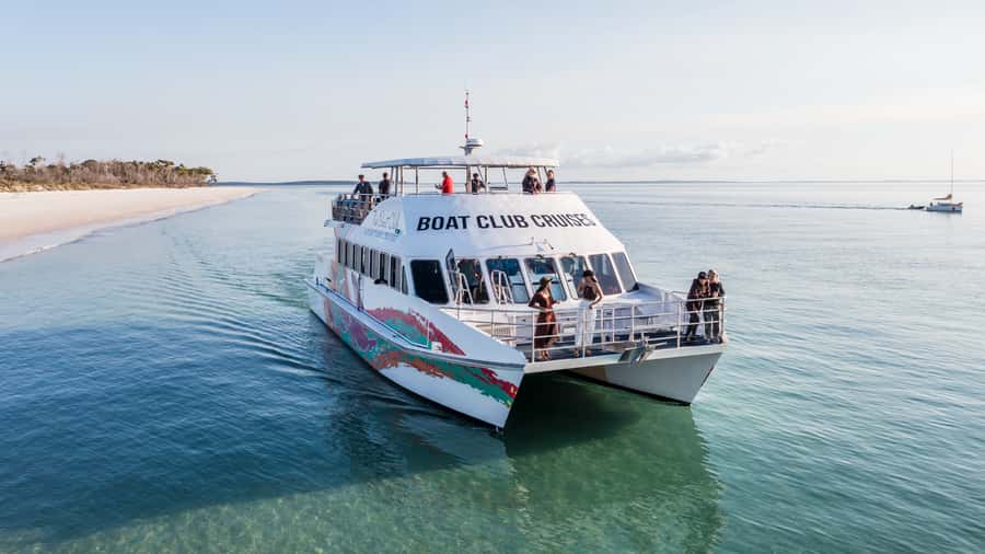Hervey Bay: K'Gari(Fraser Is) Adventure & Sightseeing Cruise - The boom-net swim, what it is like, and what to wear