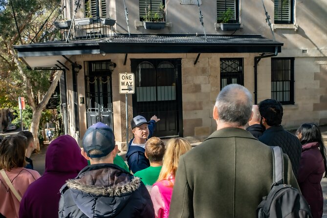Historical True Crime Walking Tour of East Sydney - Where the tour starts at Museum Sydney, and how the group works
