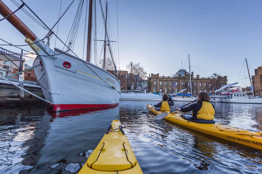 Hobart City 2.5-Hour Kayak Tour - Fishing Wharves to Hobart Docks, Tall Ships and Working Boats