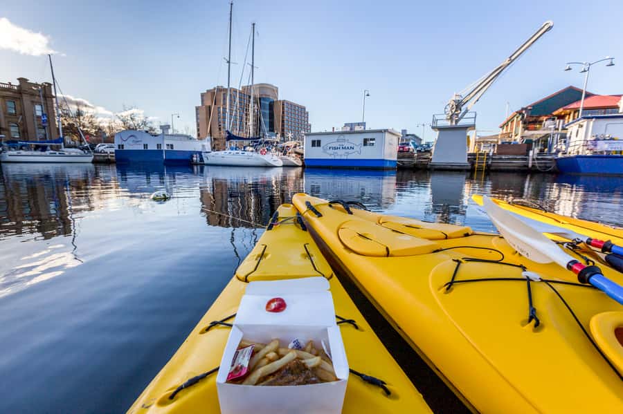 Hobart City 2.5-Hour Kayak Tour - Starting in Sandy Bay, Then Rolling Past Battery Point