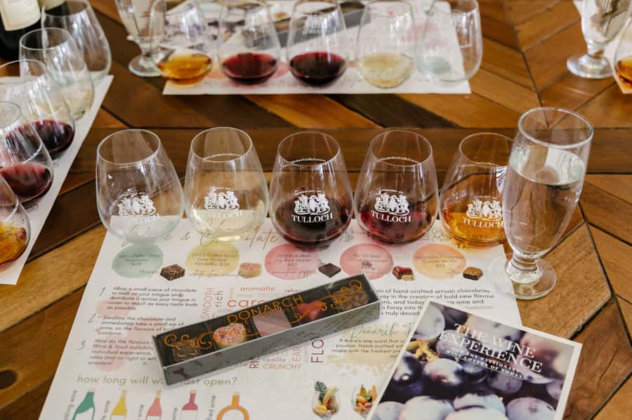 Hunter Valley: Tulloch Wine Tasting and Chocolate Pairings - What your 45 minutes looks like at the Tulloch cellar door