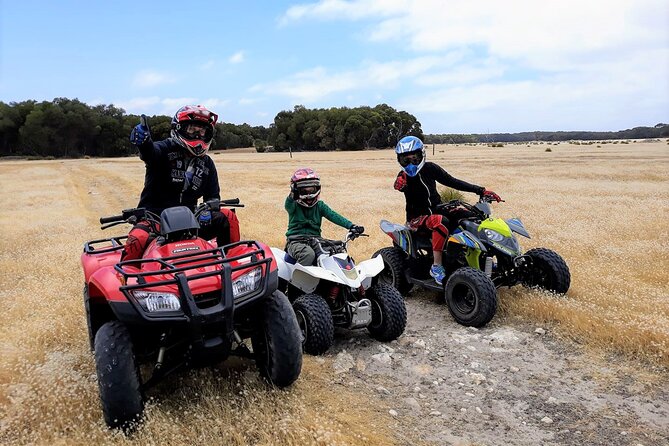 Kangaroo Island Quad Bike (ATV) Tours - Riding Kangaroo Island terrain: rocks, sand, mud, and bushland stops