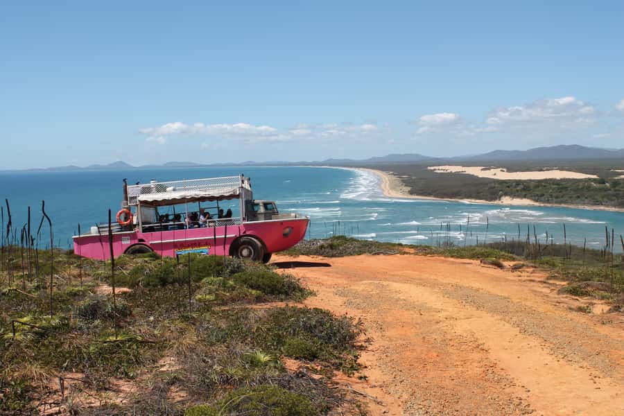 LARC! Paradise Tour: Beach, Lunch and Sandboarding - Morning tea at Jenny Lind Creek, then a climb to Bustard Head