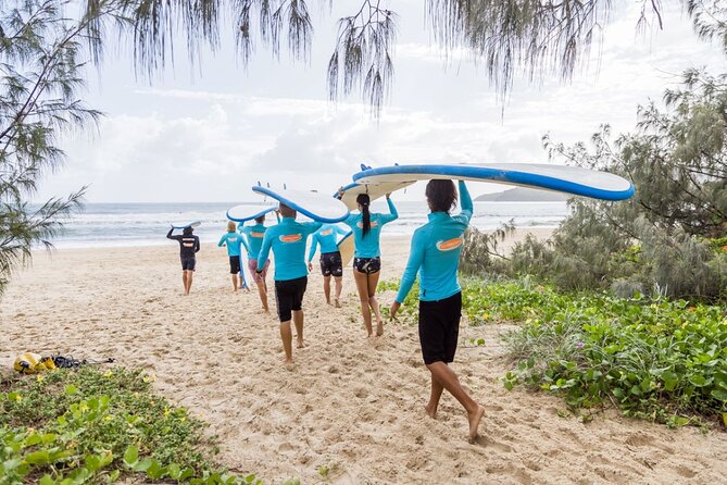 Learn to Surf at Noosa on the Sunshine Coast - Meeting at Claude Batten Drive and Beach Access No 11