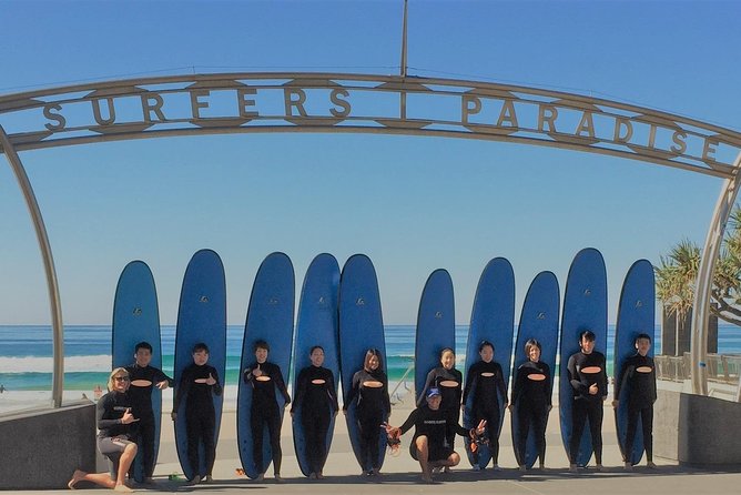 Learn to Surf at Surfers Paradise on the Gold Coast - The 2-hour lesson flow, from Cavill Avenue to first wave