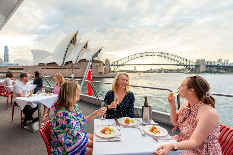 Luxury Catamaran Lunch Cruise with Deluxe Buffet - Sydney Harbour Photo Time: Bridge, Opera House, and Circular Quay