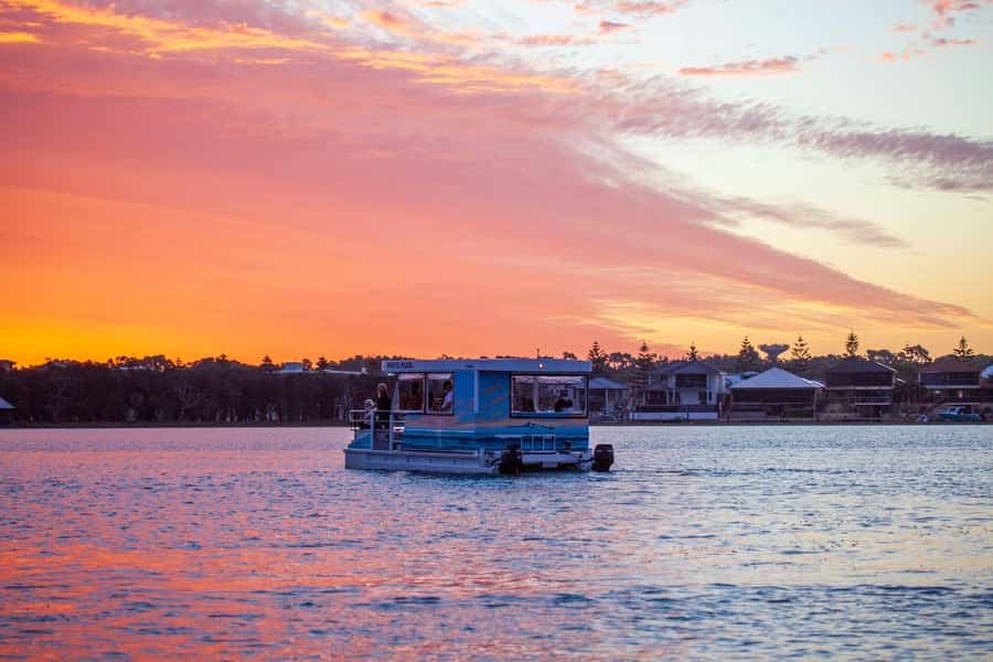 Mandurah: Sunset Cruise - Canal homes and inland waterways: what you’re actually looking for