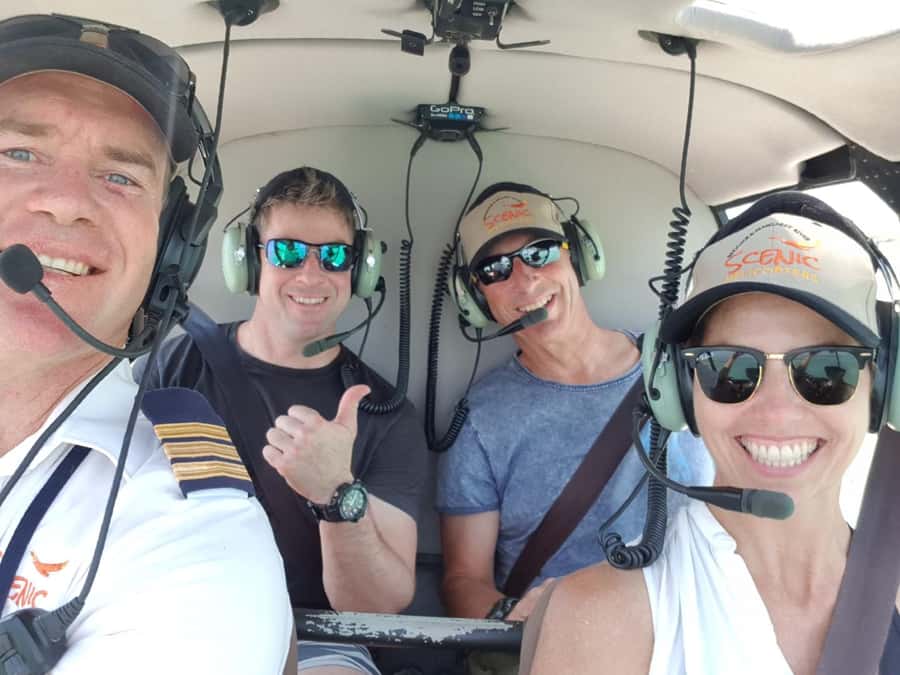 Margaret River: 20 min scenic helicopter flight - The Route in Real Life: Ellenbrook, Cape Mentelle, Rivermouth, Surfer’s Point, Lake Cave