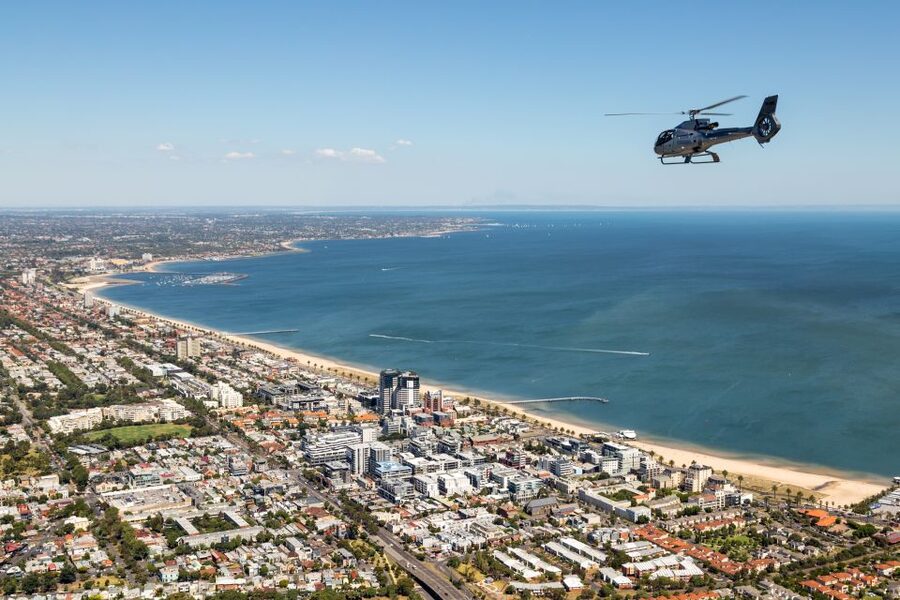 Melbourne: City and Bayside Helicopter Tour - Melbourne Docklands, Marvel Stadium, and City Markets from Above