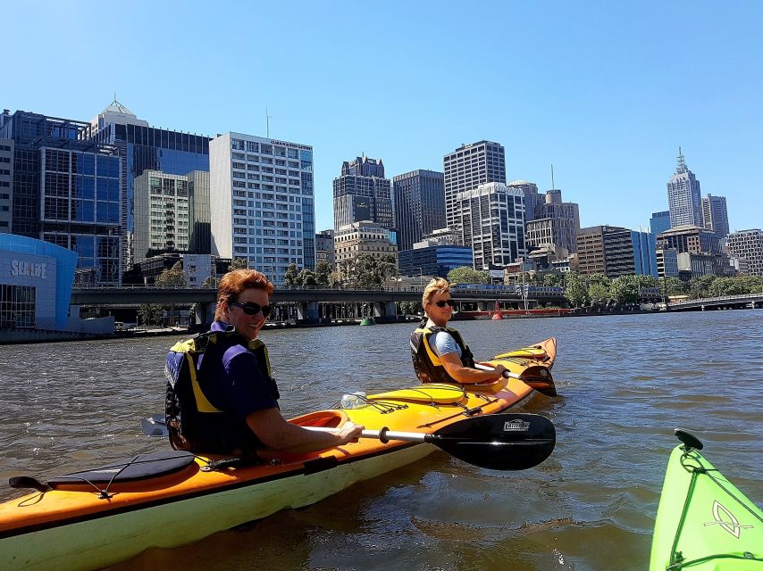 Melbourne: Iconic City Sights Kayak Experience - Head back upstream past Crown Casino and South Bank