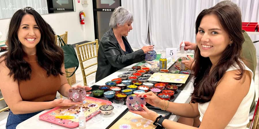 Melbourne: Mosaic Art Classes - Turkish Lamp Workshop - Getting Set Up: Studio Feel, Tools, and How the Class Works
