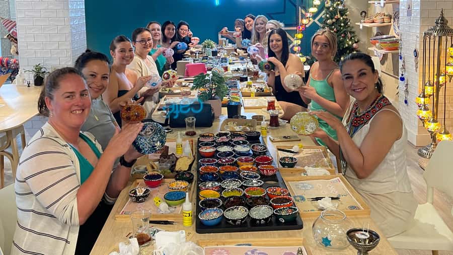 Melbourne: Mosaic Art Classes - Turkish Lamp Workshop - Choosing Your Design: Color Harmony Without the Guesswork