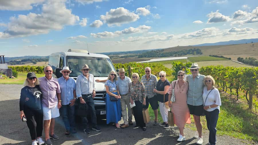 Melbourne: Yarra Valley Wine, Gin, Whisky and Chocolate Tour - Balgownie Estate finale: wine with a view