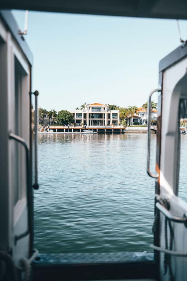 Mooloolaba: Canal Cruise with Commentary - Past the Wharf complex and Marina, heading to Mooloolah Island