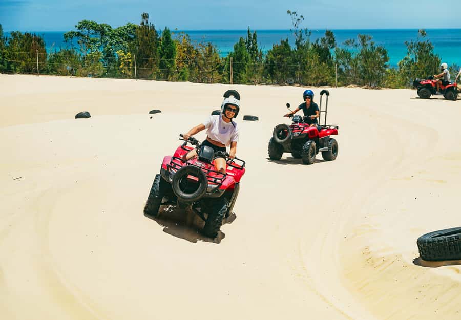 Moreton Island: Tangalooma ATV Quad Bike & Dolphin Feeding - Eco Centre time and island downtime: don’t waste the gap