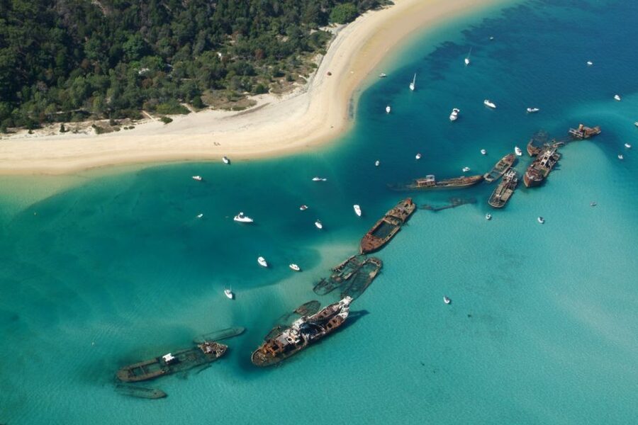 Moreton Island: Tangalooma Snorkel Tour with Helicopter Tour - The helicopter tour: a short flight with a big view pay-off