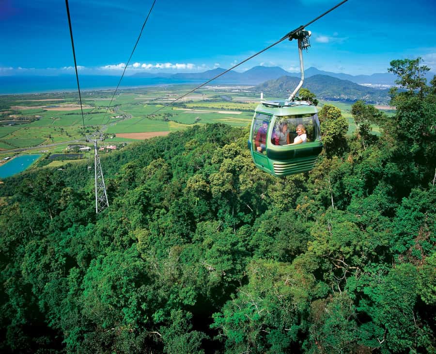 N. Queensland: Kuranda Rainforest Full-Day Tour - Kuranda Scenic Railway: Cairns and Coral Sea views on the way