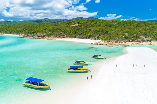 Ocean Rafting: Whitehaven Beach, Snorkelling & Hill Inlet Lookout - National park lookout time that turns the trip into more than beach hopping