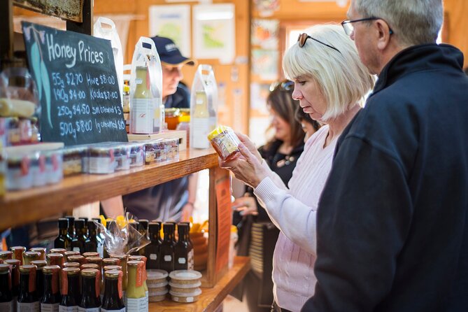 One Day Kangaroo Island Sip & See tour with return ferry transfers from Adelaide - False Cape Wines: structured tasting in a recycled timber cellar door