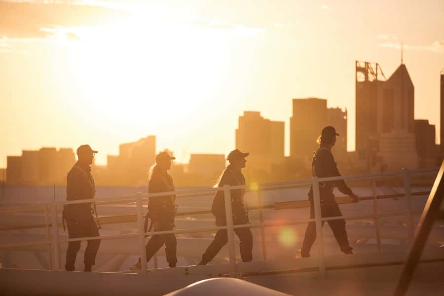Optus Stadium HALO Rooftop Experience - The 360-degree rooftop walk: safe, secure, and surprisingly smooth