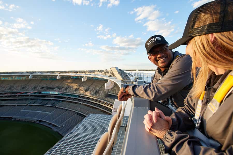 Optus Stadium HALO Rooftop Experience - Behind the scenes: game day operations and how Optus Stadium was built
