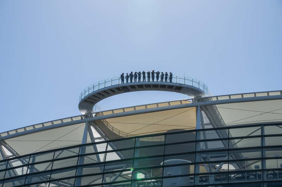 Optus Stadium HALO Rooftop Experience - First big views: sails, breeze, and Perth’s skyline energy