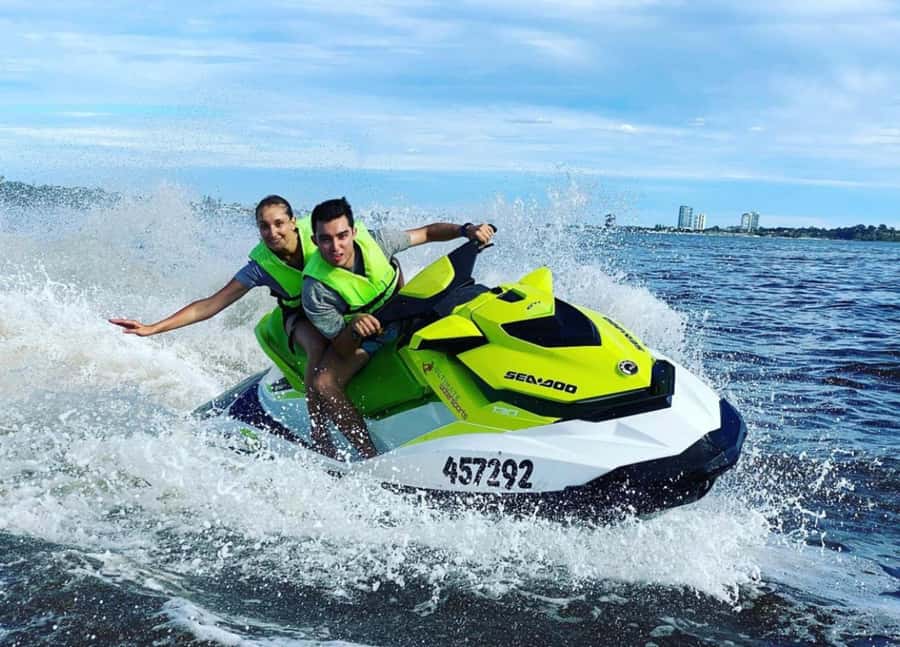 Perth: Guided Jet Ski Tour with Freestyle Session - The route game: Optus Stadium, Matilda Bay, and the Elizabeth Quay approach