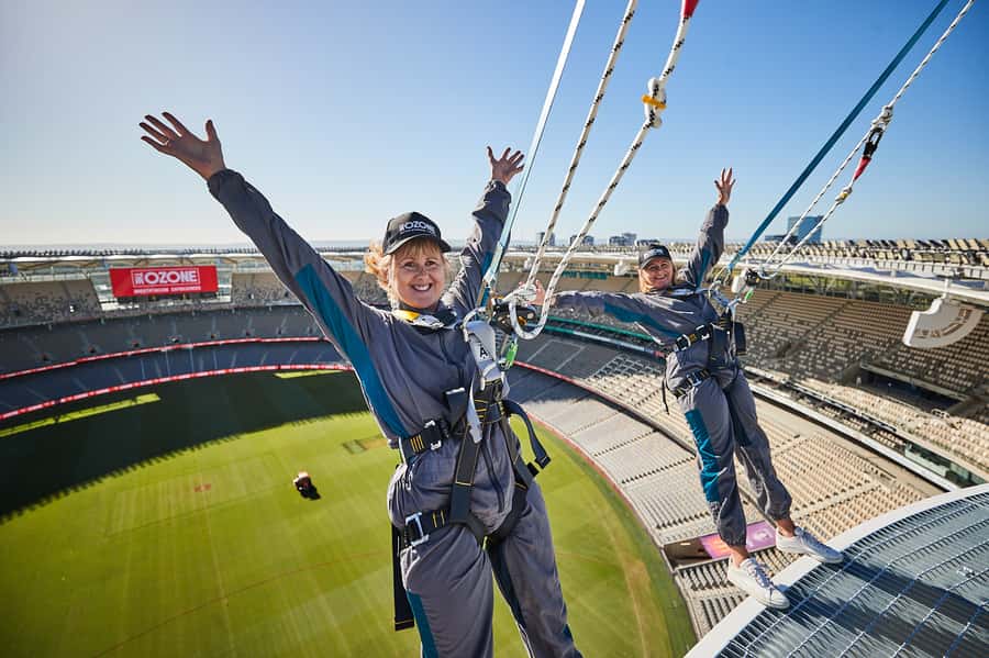 Perth: Optus Stadium Rooftop Vertigo Experience - Western Viewing Deck Access, Swan River and City Panoramas