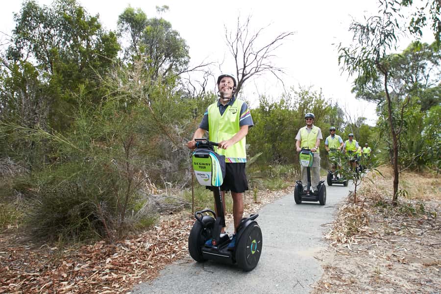 Perth Segway 1.5 Hour Kings Park Tour - Getting started at Barrack Street Jetty and what the first stretch feels like