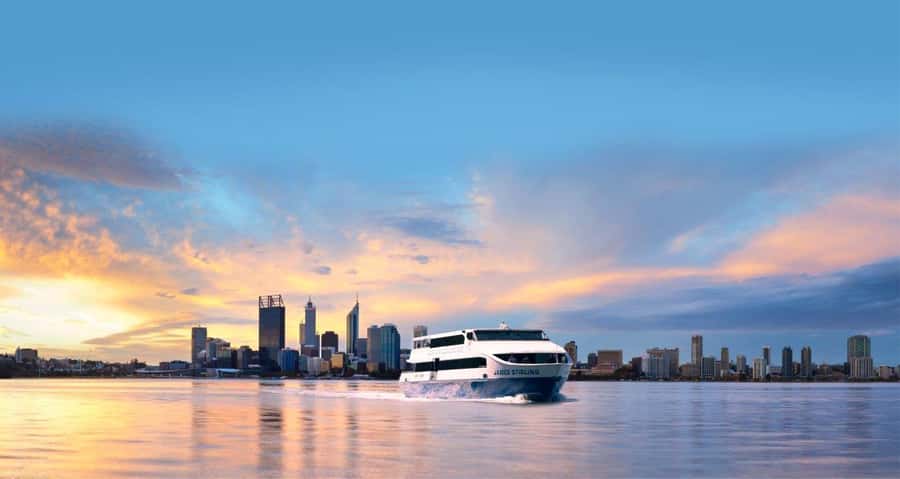 Perth: Swan River Dinner Cruise - The hot buffet, salads, and dessert that set the tone