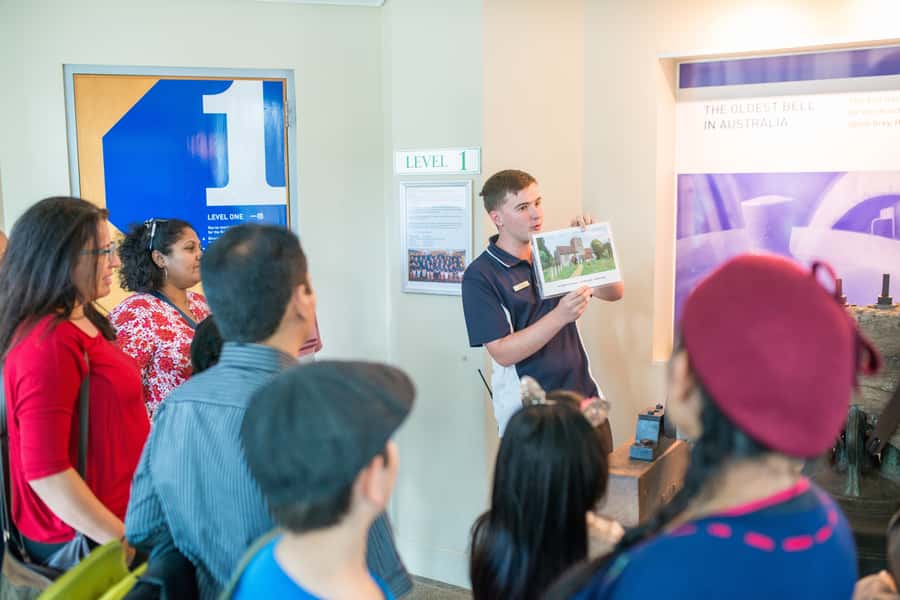 Perth: The Premium Anzac Bell Tour at the Bell Tower - First impressions at the Bell Tower, and how the tour is set up