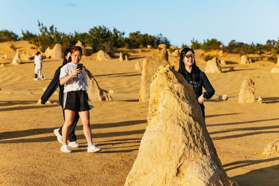 Pinnacles Desert: Sunset BBQ & Stargazing Tour +Sandboarding - Pinnacles Desert at sunset: BBQ in ancient limestone