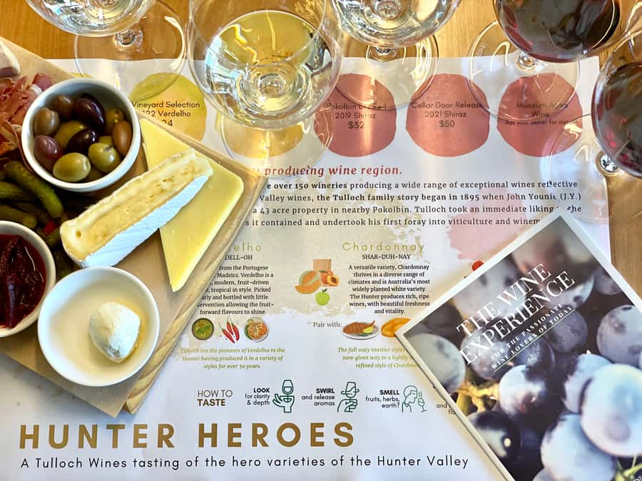 Pokolbin: Tulloch Hunter Heroes Wine Tasting & Cheese Board - The One-Hour Plan That Keeps You From Rushing Through 6 Wines