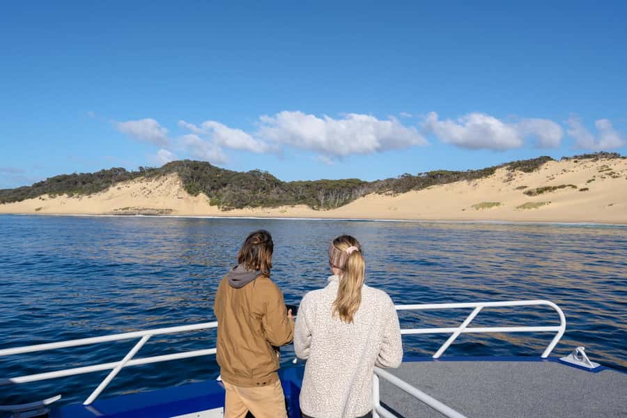 Port Arthur: Cape Raoul Wilderness Cruise - Safety Cove and Crescent Bay: the white sand contrast