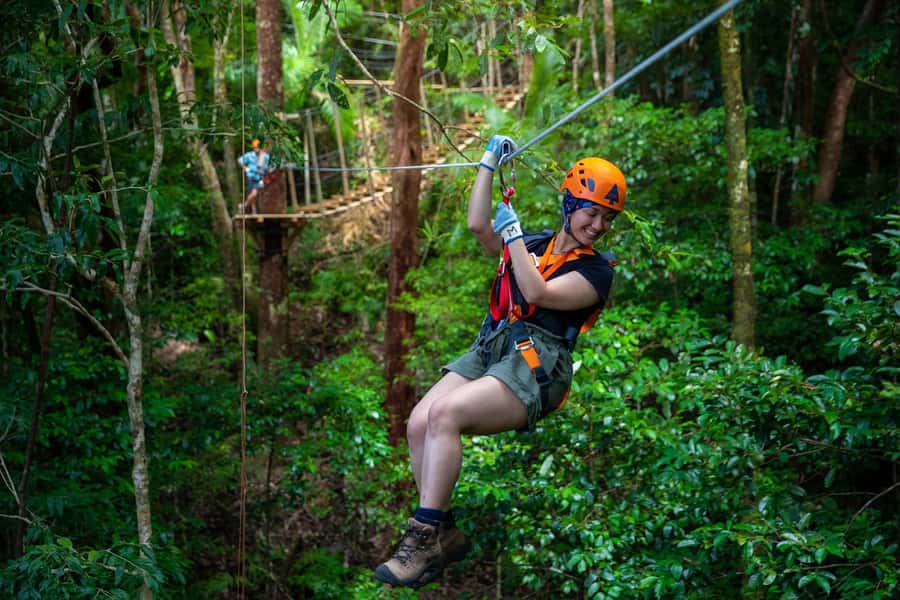 Port Douglas: Daintree National Park Tour, Cruise, & Zipline - Cape Tribulation beach walk: where rainforest meets the reef