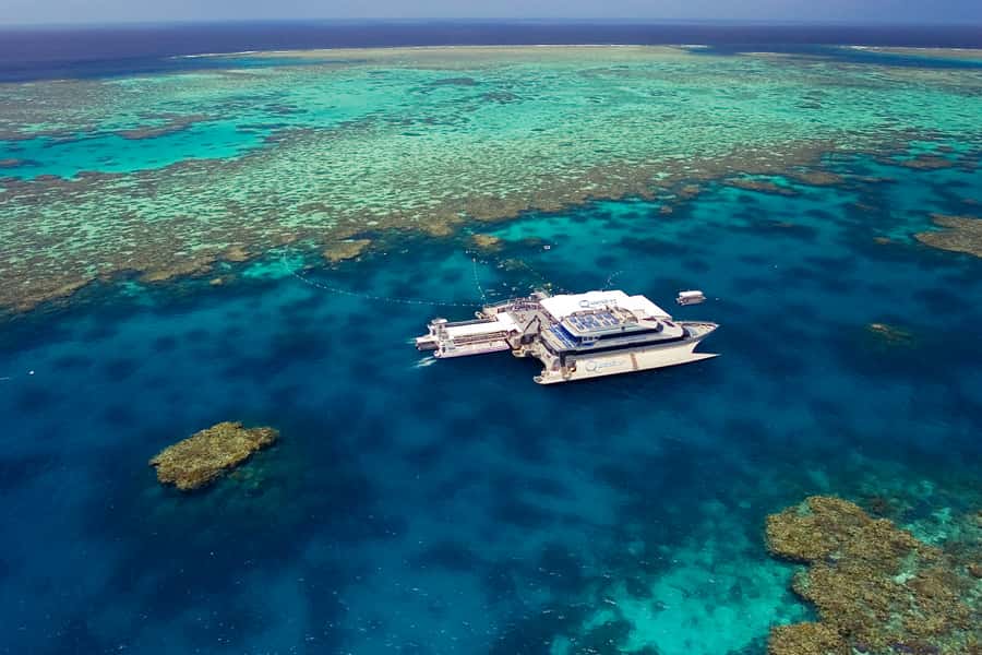 Port Douglas: Outer Barrier Reef Cruise & 10 Min Helicopter - Outer Great Barrier Reef, Agincourt Reef, Port Douglas style