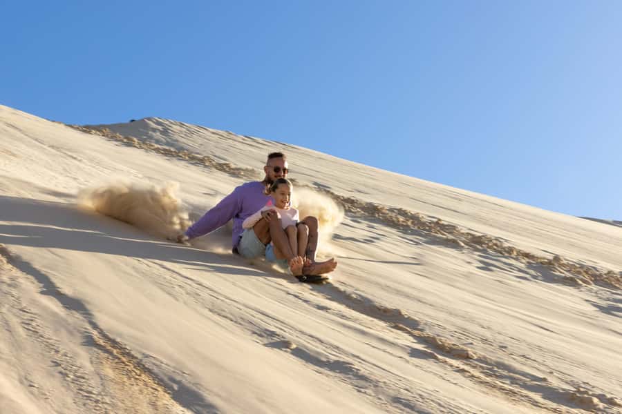 Port Stephens: Unlimited Sandboarding & 4WD Sand Dune Tour - Your 90 Minute Plan: Birubi Beach to Sandboarding Runs
